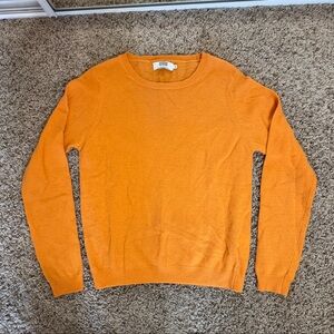 Magasin Du Nord 100% Premium Lambswool Sweater Orange